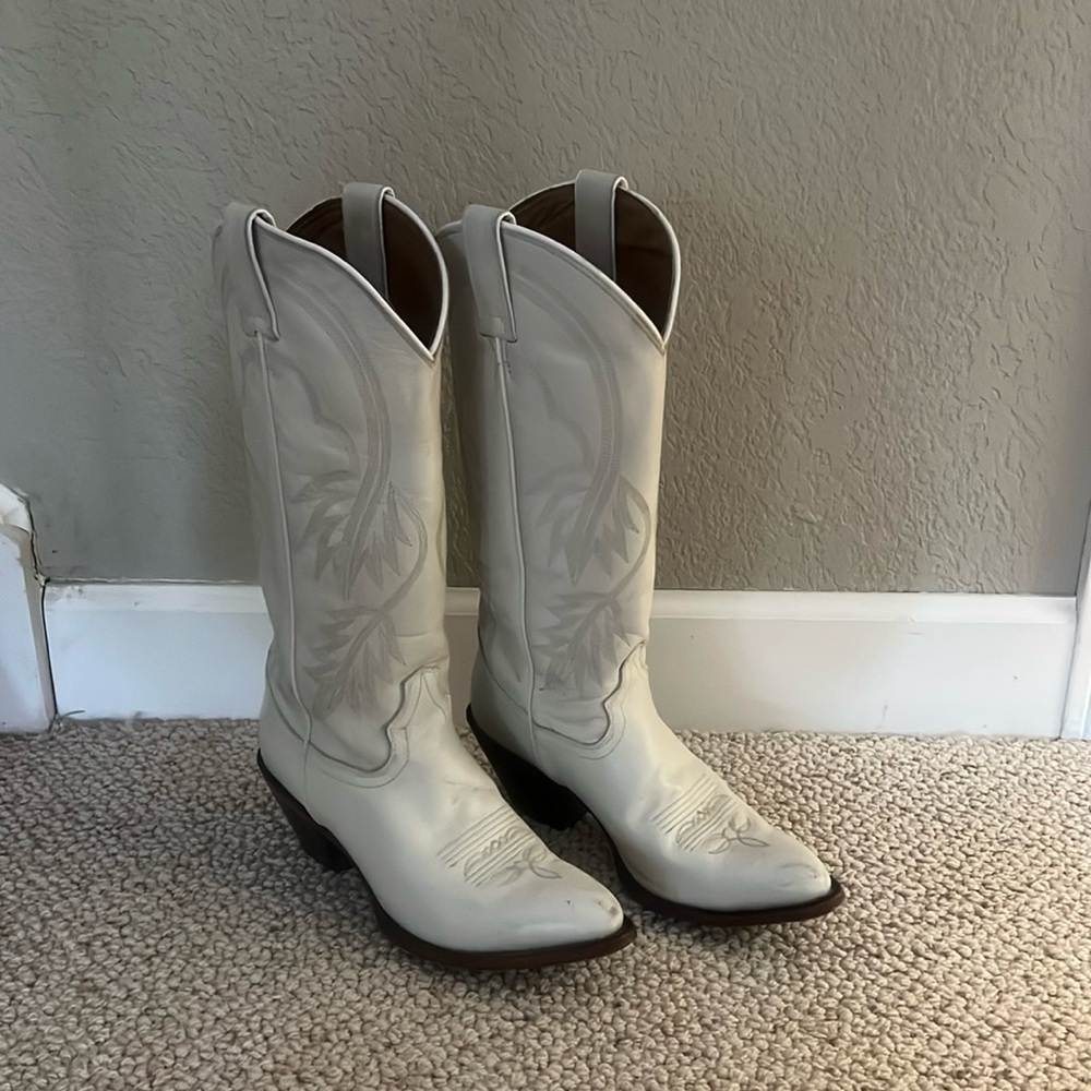 White Cowboy Boots